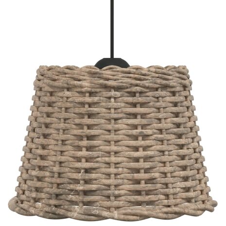 Plafondlampenkap Ø30x20 cm wicker bruin 4