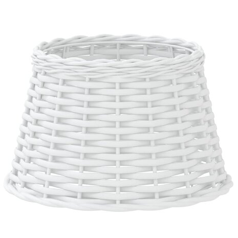 Lampenkap Ø38x23 cm wicker wit 2
