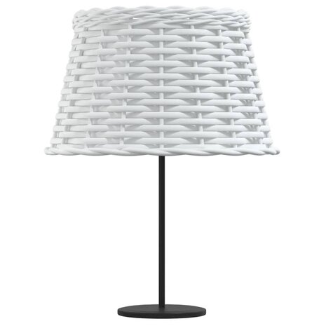 Lampenkap Ø38x23 cm wicker wit 4