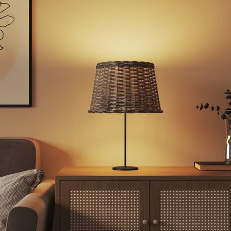 Lampenkap Ø40x26 cm wicker bruin 3
