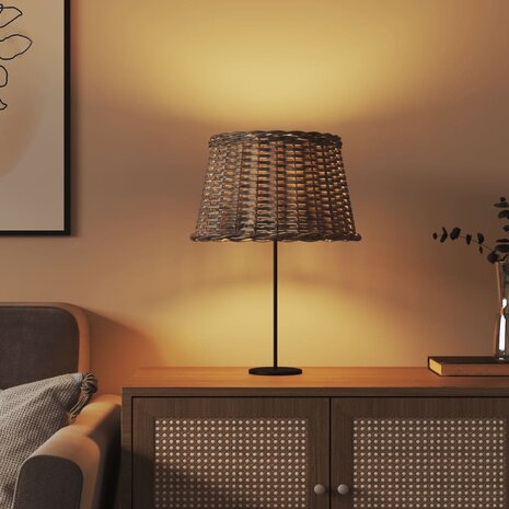 Lampenkap Ø45x28 cm wicker bruin 3