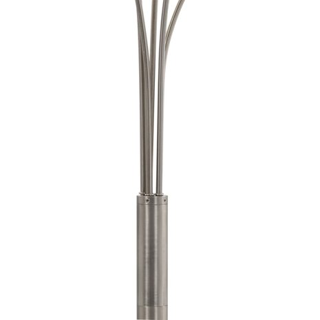 Lamp staand 5xE14 200 cm zilverkleurig  6
