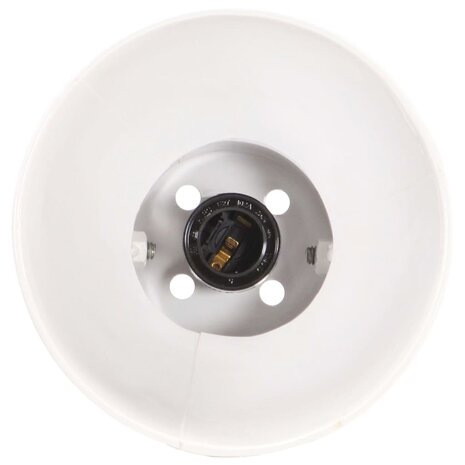 Wandlamp industrieel E27 65x25 cm wit 5