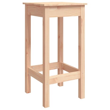 Barstoelen 2 st 40x40x78 cm massief grenenhout 3