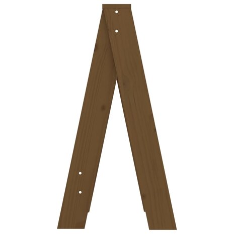 Krukken 2 st 40x40x75 cm massief grenenhout honingbruin 7