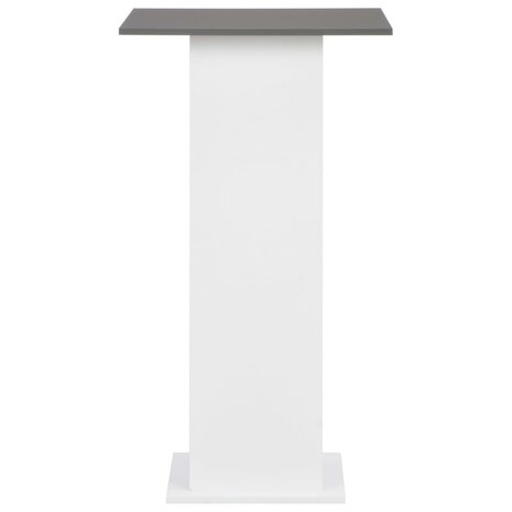 Bartafel 60x60x110 cm wit en antracietgrijs 3