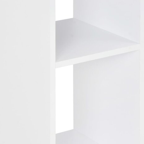 Bartafel 60x60x110 cm wit en antracietgrijs 5
