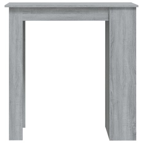 Bartafel met opbergrek 102x50x103,5 cm hout grijs sonoma 5