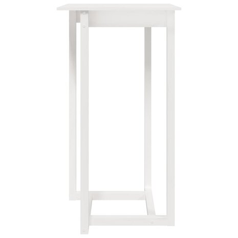 Bartafel 60x60x110 cm massief grenenhout wit 3