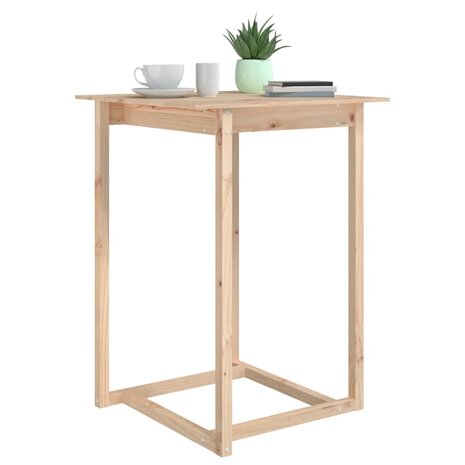 Bartafel 80x80x110 cm massief grenenhout 5