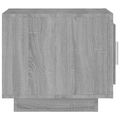 Salontafel 51x50x45 cm bewerkt hout grijs sonoma eikenkleurig 4