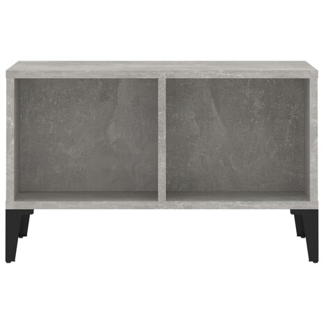 Salontafel 60x50x36,5 cm bewerkt hout betongrijs 5