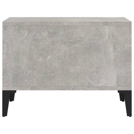 Salontafel 60x50x36,5 cm bewerkt hout betongrijs 6