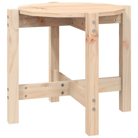 Salontafel Ø 52,5x45 cm massief grenenhout 2