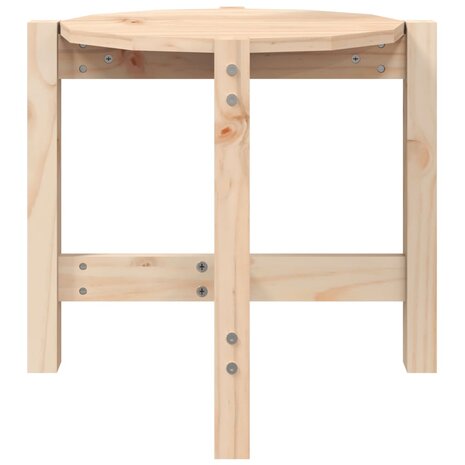 Salontafel Ø 52,5x45 cm massief grenenhout 5