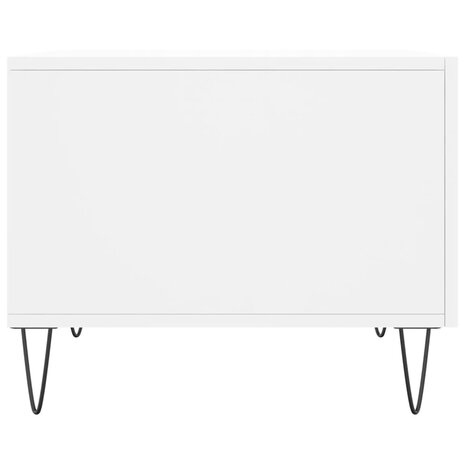 Salontafel 50x50x40 cm bewerkt hout wit 7