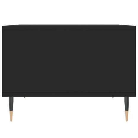 Salontafel 60x50x36,5 cm bewerkt hout zwart 5