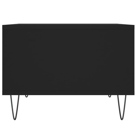Salontafel 60x50x36,5 cm bewerkt hout zwart 5
