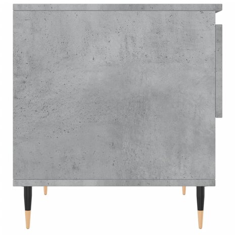 Salontafel 50x46x50 cm bewerkt hout betongrijs 7