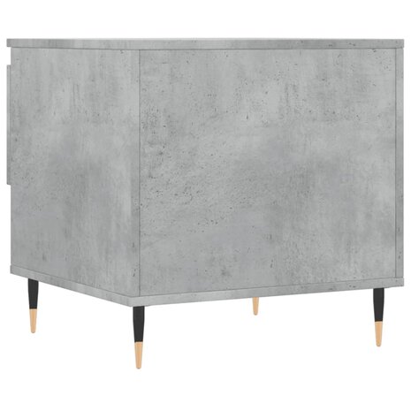 Salontafel 50x46x50 cm bewerkt hout betongrijs 8