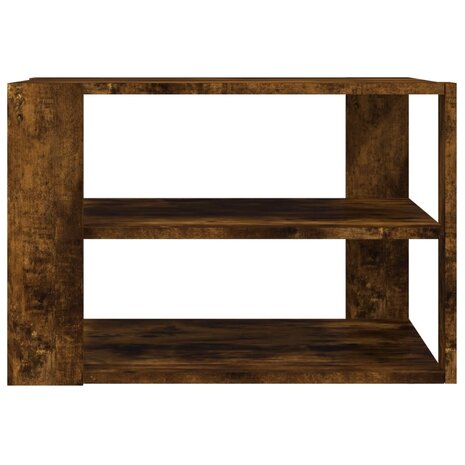 Salontafel 59,5x59,5x40 cm bewerkt hout gerookt eikenkleurig 4