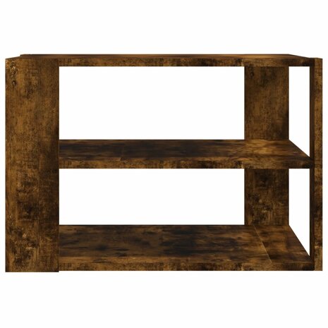 Salontafel 59,5x59,5x40 cm bewerkt hout gerookt eikenkleurig 6