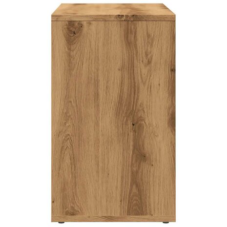 3-delige Tafeltjesset bewerkt hout artisanaal eikenkleur 6