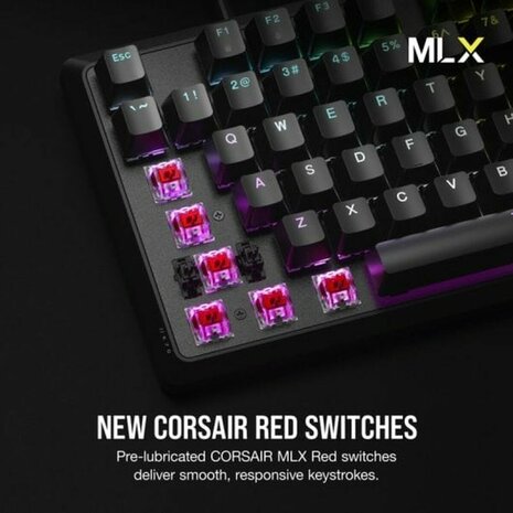 Toetsenbord Corsair CH-910971E-ES Zwart 4