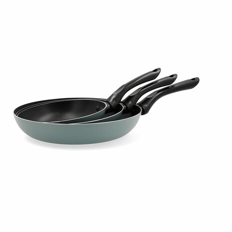 Pannenset Quid Country Gestampt aluminium Blauw Bakeliet (3 Onderdelen) 4