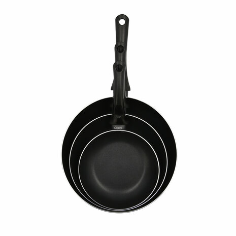 Pannenset Quid Country Gestampt aluminium Blauw Bakeliet (3 Onderdelen) 5