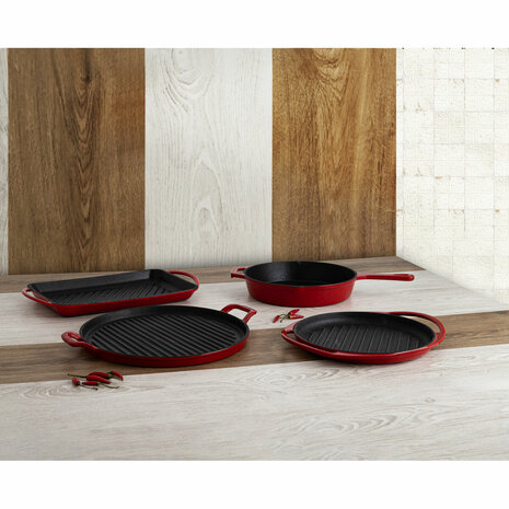 Antiaanbakpan Bidasoa Fierro Gietijzer Rood (26 cm) 4