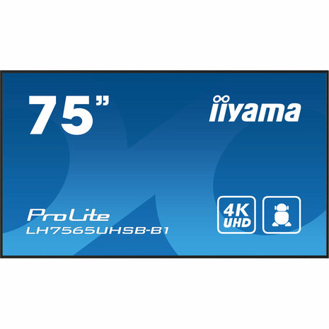 Videowall Monitor Iiyama ProLite LH7575UHS-B1AG 75" 4K Ultra HD 1