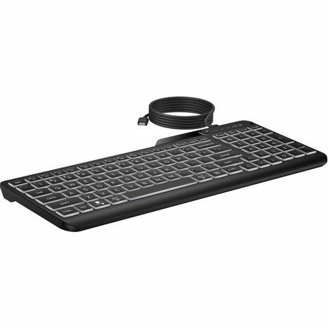 Toetsenbord en muis HP 405 Zwart Qwerty US 5