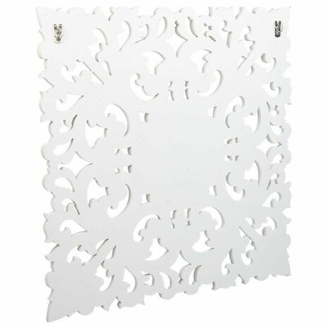 Wanddecoratie Alexandra House Living Wit Sparrenhout Hout MDF 1 x 56 x 56 cm 6