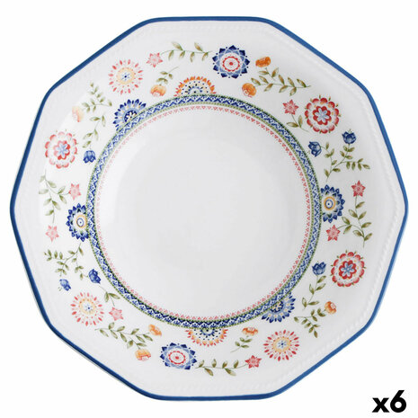 Diep bord Churchill Bengal Keramisch Porslin (Ø 20,5 cm) (6 Stuks) 1