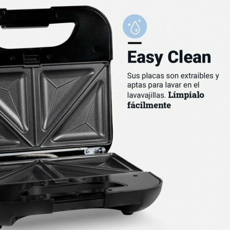 Tosti-ijzer Universal Blue 700 W Zwart 6