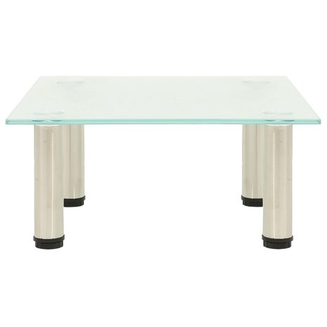 Tv-meubel 40x35x17 cm gehard glas mat 2