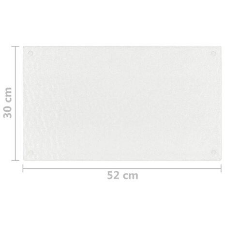 Snijplanken 2 st met transparant bubbelpatroon gehard glas 4