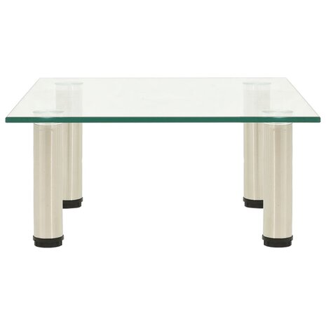 Tv-meubel 40x35x17 cm gehard glas transparant 2