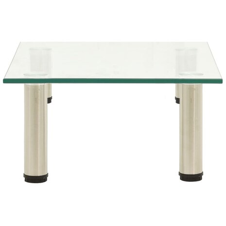 Tv-meubel 40x35x17 cm gehard glas transparant 3