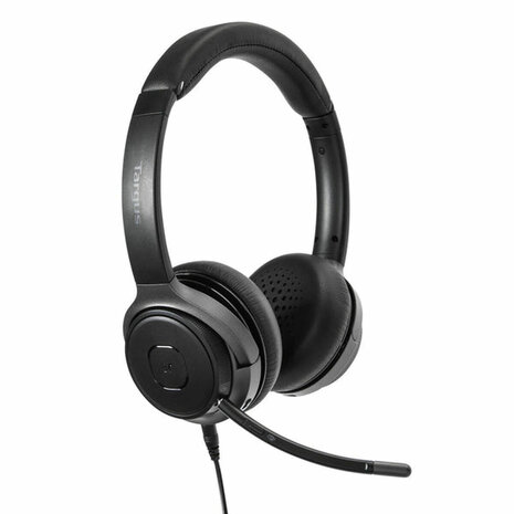 Hoofdtelefoon met microfoon Targus AEH104GL Zwart 3