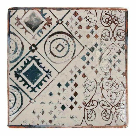 Dessertbord La Mediterránea Grecia Porselein 18 x 18 x 2 cm (12 Stuks) 2