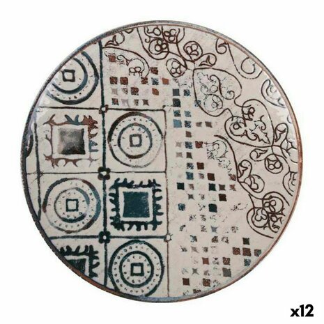 Dessertbord La Mediterránea Grecia Porselein ø 20 x 2 cm (12 Stuks) 1