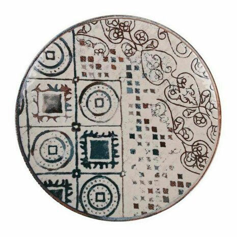 Dessertbord La Mediterránea Grecia Porselein ø 20 x 2 cm (12 Stuks) 2