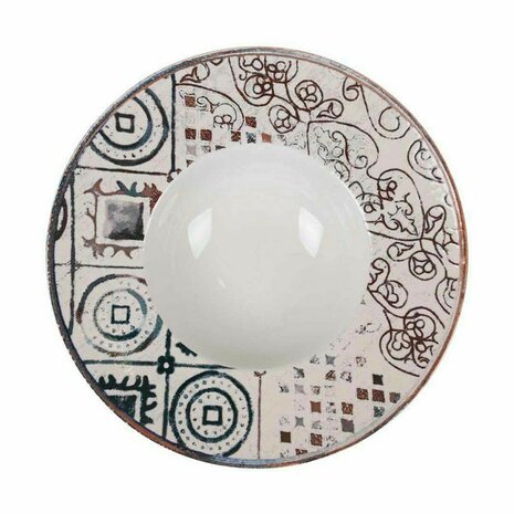 Diep bord La Mediterránea Grecia Porselein Ø 28 cm (6 Stuks) 2