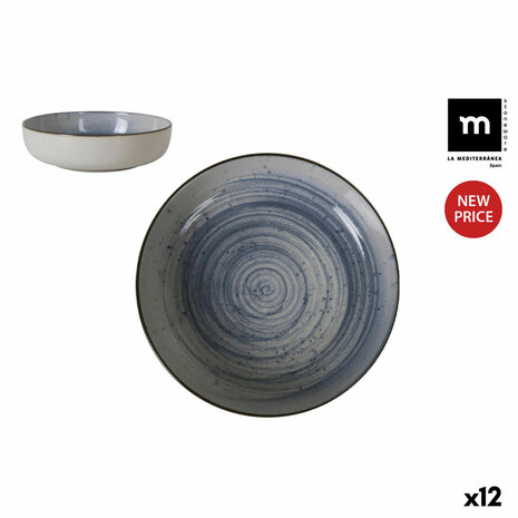 Diep bord La Mediterránea Swirl Ø 18 cm (12 Stuks) 1