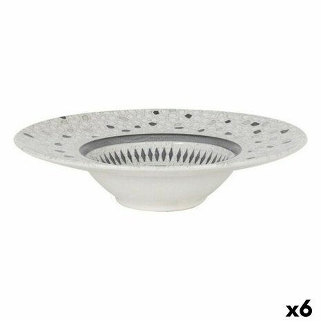 Pastabord Risotto La Mediterránea Barroc Porselein (6 Stuks) (ø 28 x 6,8 cm) 1