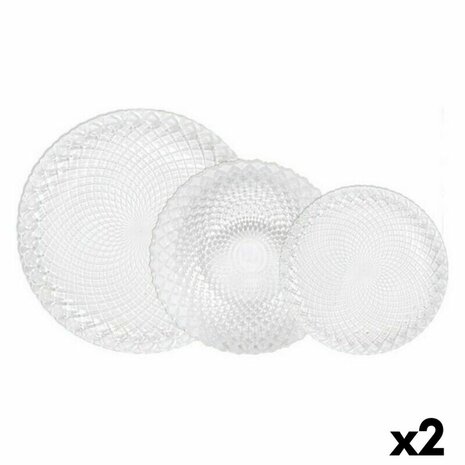 Serviesset La Mediterránea Diamond 18 Onderdelen (2 Stuks) 1