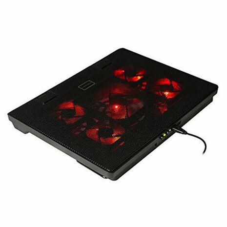 Gaming Cooling Base voor Laptop Mars Gaming AAOARE0123 MNBC2 2 x USB 2.0 20 dBA 17" 2