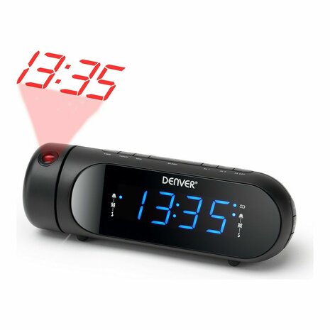 Wekkerradio FM Denver Electronics CPR-700 Zwart 1